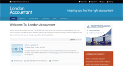 Desktop Screenshot of londonaccountant.co.uk